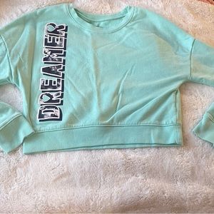 Justice Active Girls Teal Sweatshirt